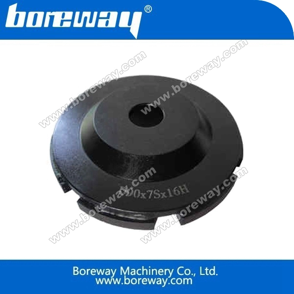 Single row segmented diamond cup wheels