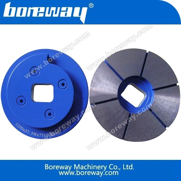 Snail lock diamond cup grinding wheels