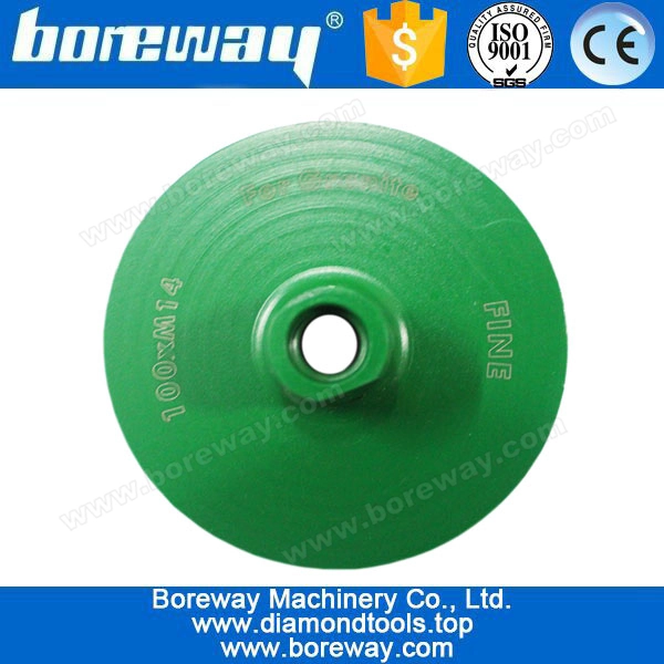Spiral Flat Resin Filled Cup Wheel with 12 Diamond Segments