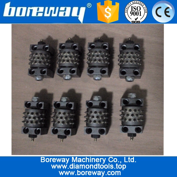 Supply 45s Diamond Bush Hammered Roller For Concrete