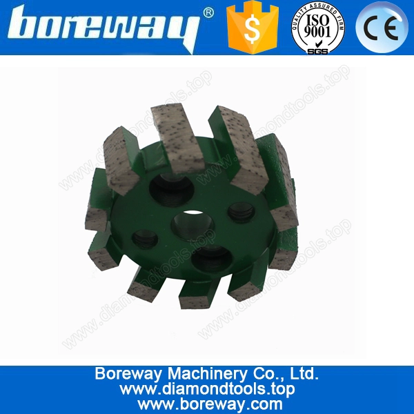Supply CNC Diamond Standard Stubbing Wheel For Stone D50*20T*10H