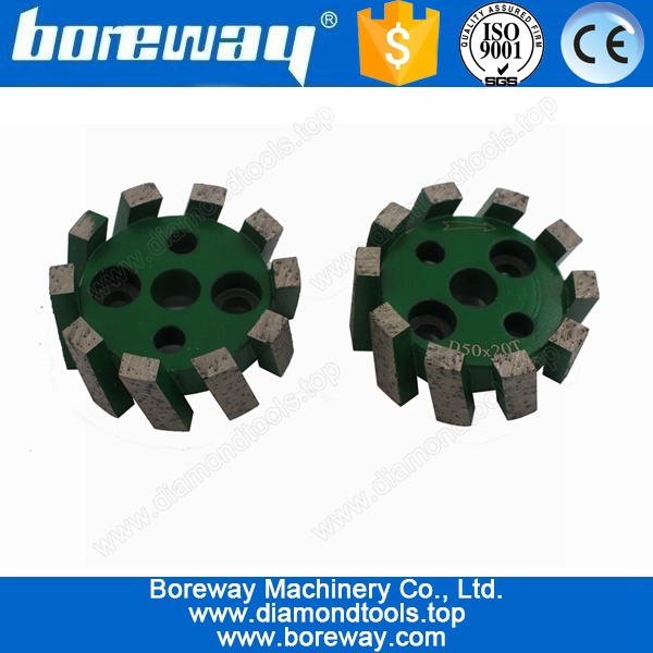 Supply CNC Diamond Standard Stubbing Wheel For Stone D50*20T*10H