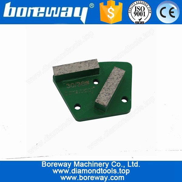 Supply Concrete Floor Grinding Block With Scerw Hole 3*M6