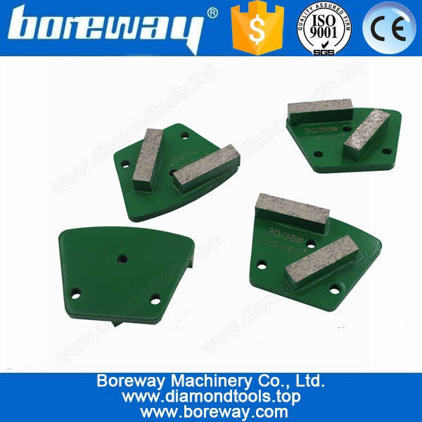 Supply Concrete Floor Grinding Block With Scerw Hole 3*M6