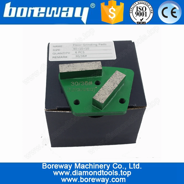 Supply Concrete Floor Grinding Block With Scerw Hole 3*M6