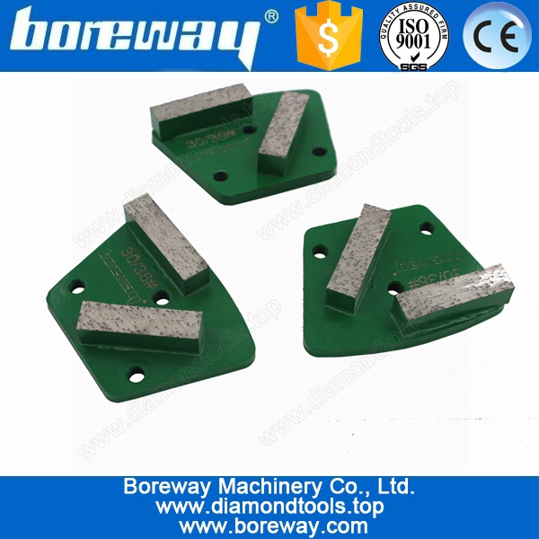 Supply Concrete Floor Grinding Block With Scerw Hole 3*M6