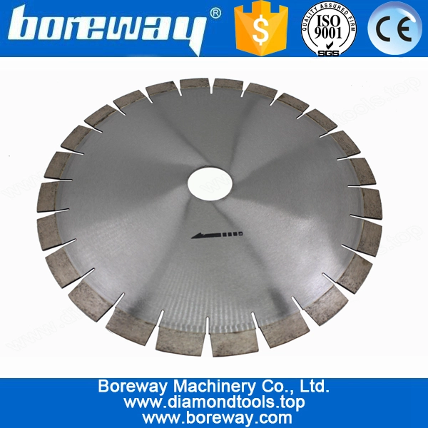 Fourniture D350 * 3.2 * 20 * 40mm * 50 / 60mm Diamond Slient Cutting Saw For Granite