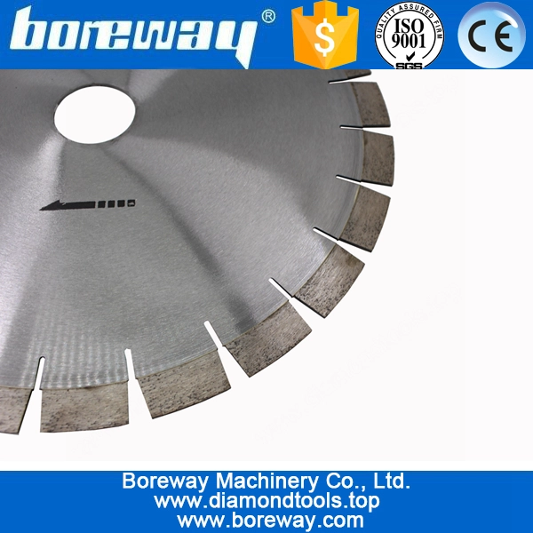 Fourniture D350 * 3.2 * 20 * 40mm * 50 / 60mm Diamond Slient Cutting Saw For Granite