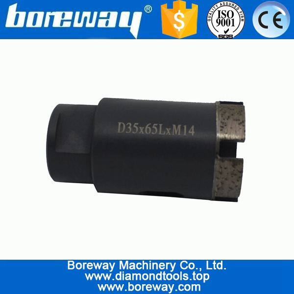 Fornitura D35x65LXM14 Uso Bagnato Diamante Foratura Bit Per Granito