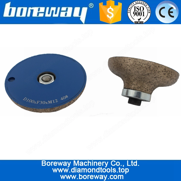 Supply D80xF20xM12 Diamond Metal Continuous Router Grinding Bit For Slab
