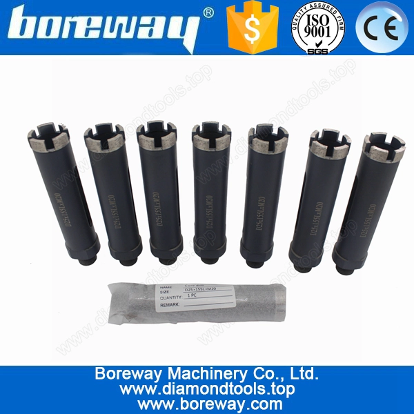 Supply Diamond Core Drill Bit For Shale D25*155L*M20