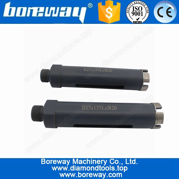 Supply Diamond Core Drill Bit For Shale D25*155L*M20