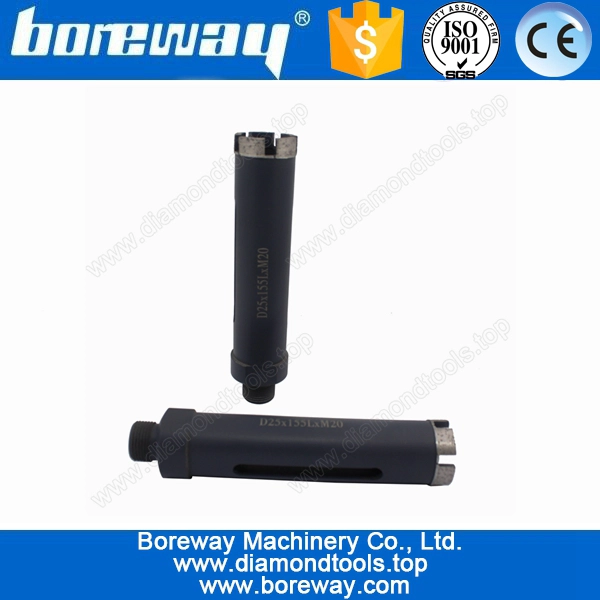 Supply Diamond Core Drill Bit For Shale D25*155L*M20