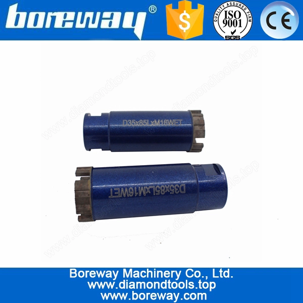 Supply Diamond Drill Bit Set For Granite D35*85L*M16