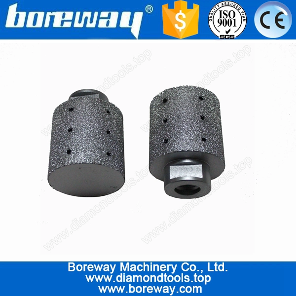Supply Diamond Vacuum Brazed Polishing Wheel For Countertop D50*45T*M14