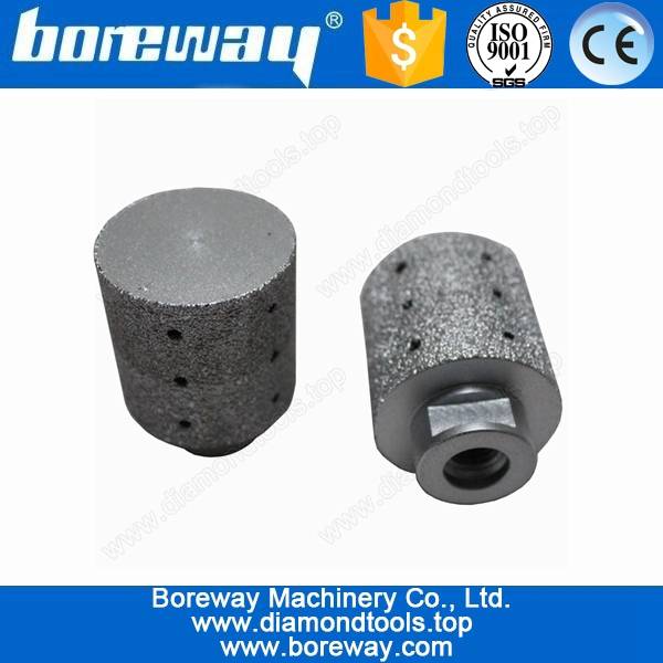 Supply Diamond Vacuum Brazed Polishing Wheel For Countertop D50*45T*M14