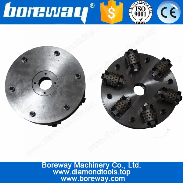 Supply Floor Litch Surface Removal Bush Hammer Plate D300*6T*45s