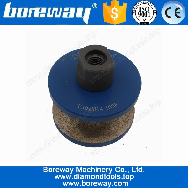 Supply Metal Diamond Full Bullnose Router Bit For Countertop V30*M14 100#