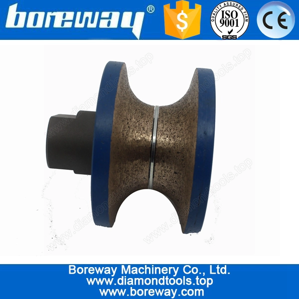 Supply Metal Diamond Full Bullnose Router Bit For Countertop V30*M14 100#