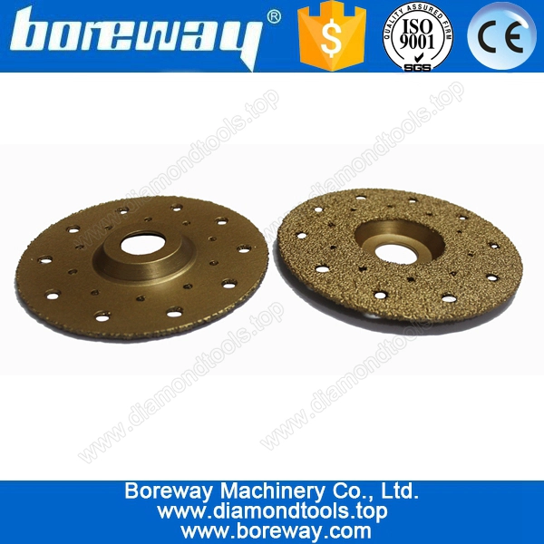 Supply Vacuum Brazed Flat-Shape Cup Grinding Wheel for grinding stone,metal bond flat shape diamond cup wheel