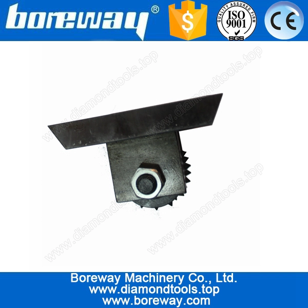 Supply bush hammered abrasive roller with grease nipple