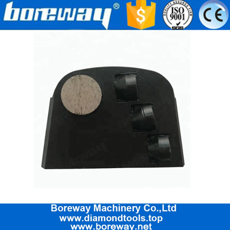 Three PCD and Round Segment Lavina Diamond Grinding Pads For Epoxy Coating Removal