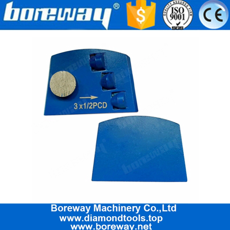 Three PCD and Round Segment Lavina Diamond Grinding Pads For Epoxy Coating Removal
