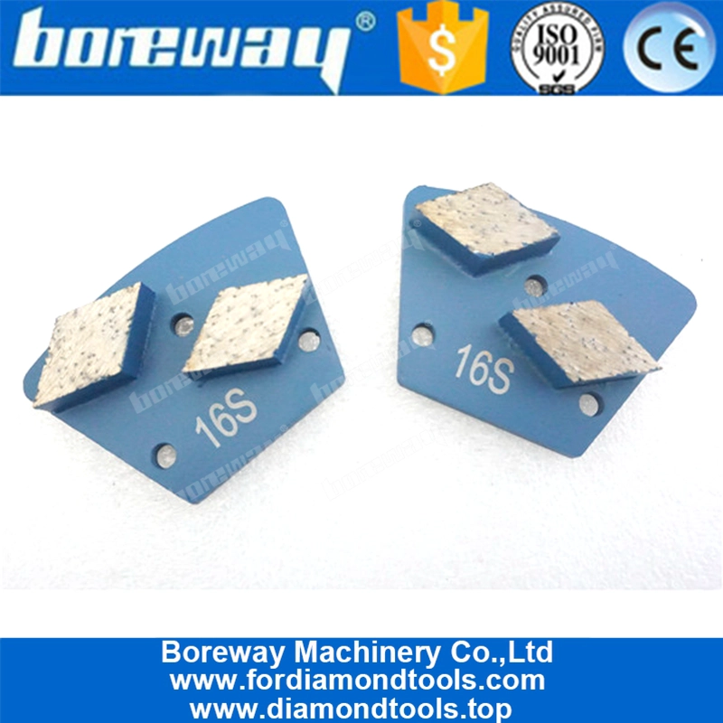 Trapezoid Type Rhombus Bar Segment Floor Polishing Grinding Disc
