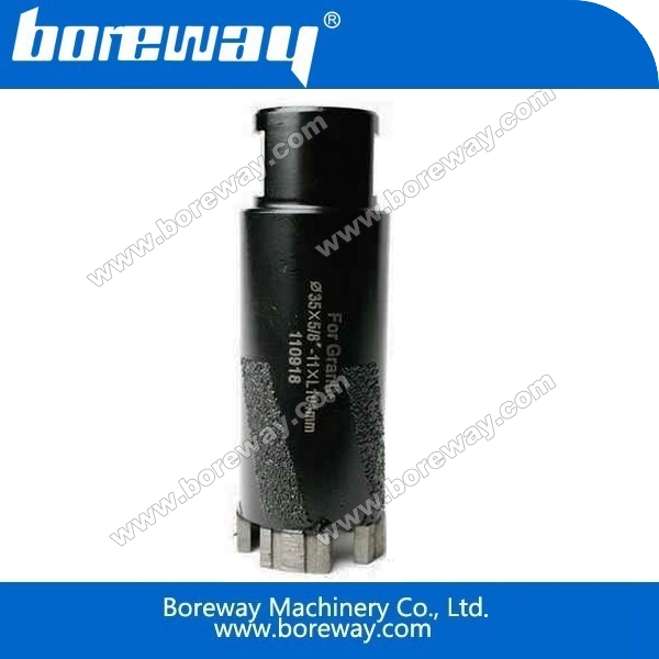 Turbo segment diamond core drill bit