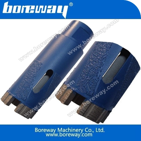 Turbo segment diamond core drill bit