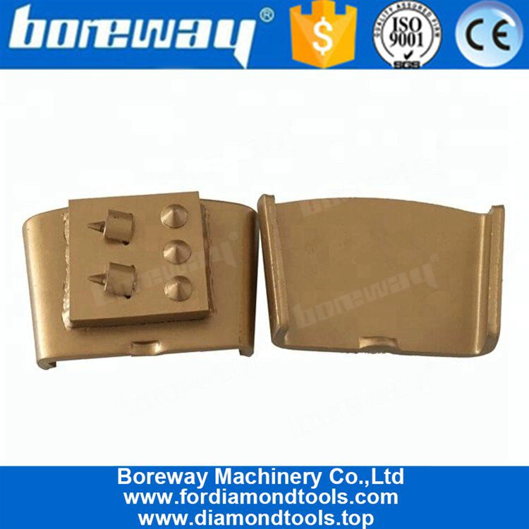Two PCD and Three Alloy Segment HTC Grinding EZ Change Block For Removal Coating Epoxy Gule Manufcturer