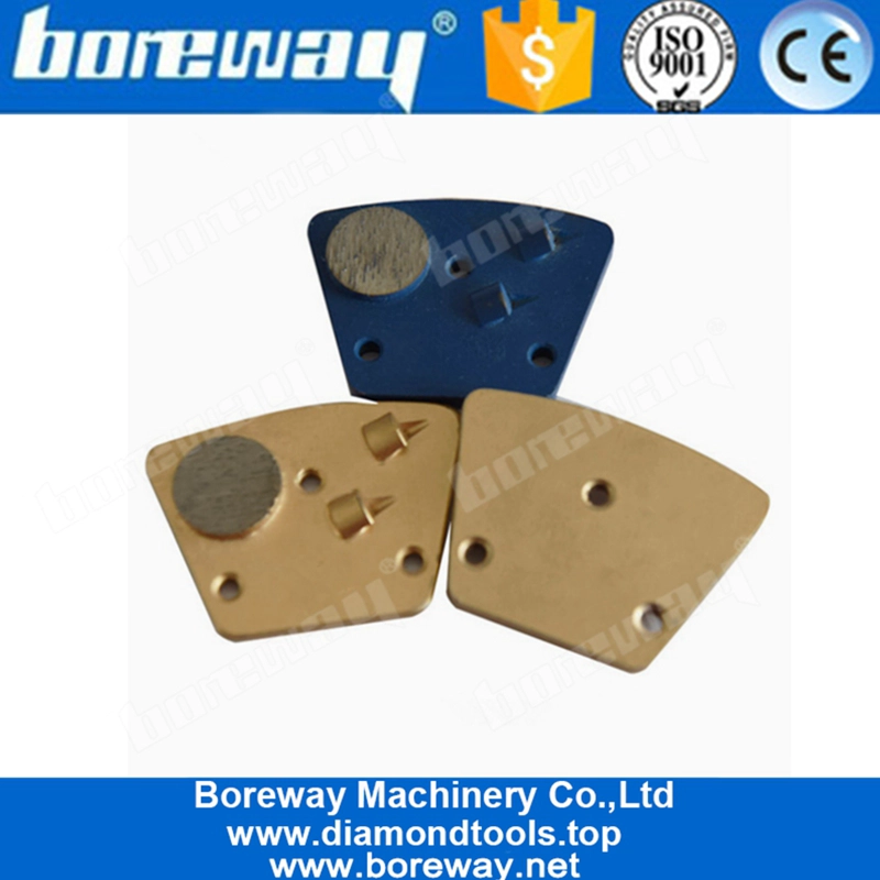Two Quarter PCD Diamond Grinding Pads For Epoxy Glue Concrete Coating Removing