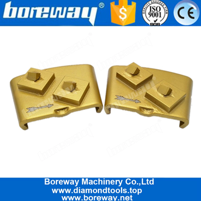 Two Reverse Quarter PCD HTC Grinding Disc For Epoxy Removing