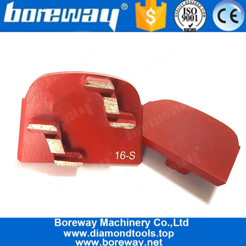 Two Z Shape Segments Lavina Quick Lock Diamond Grinding Tools For Lavina Grinder