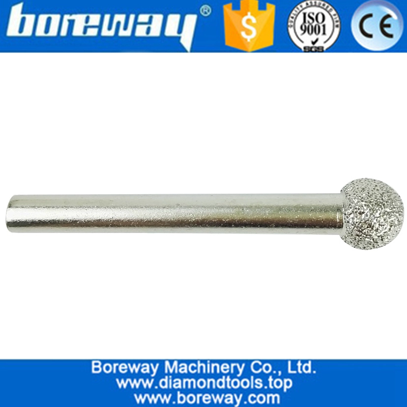 Punte per incisione con diamante brasato sottovuoto, frese diamantate, teste di intaglio a diamante