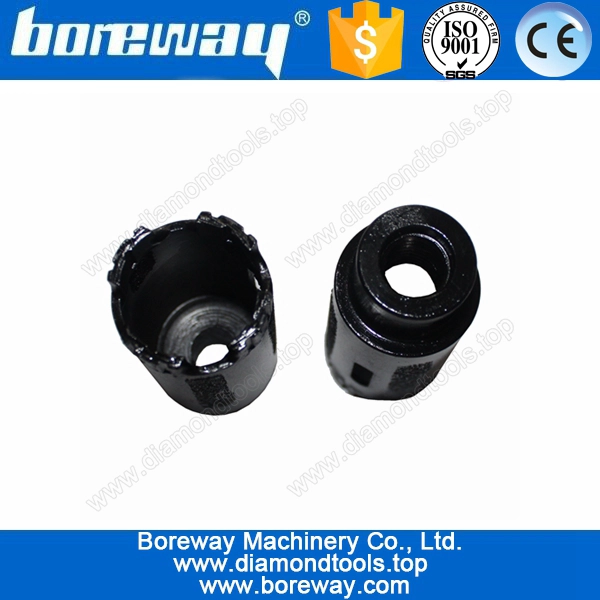 Vacuum brazed core drill bit