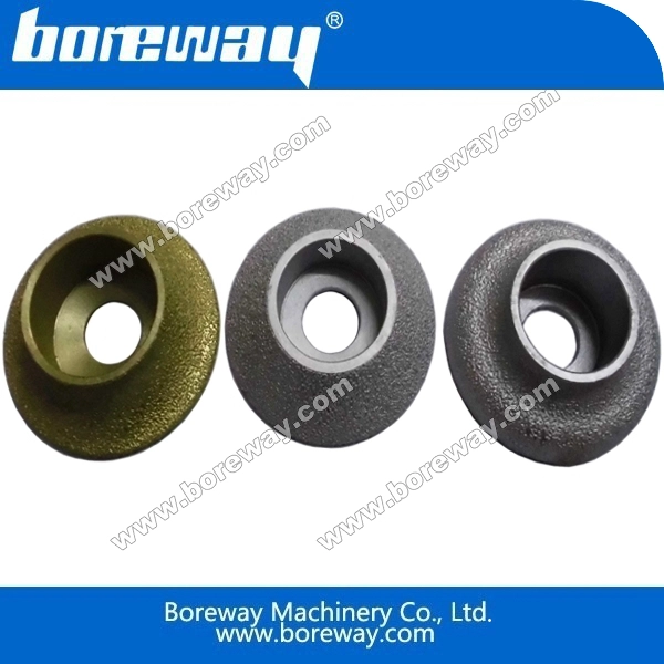 Vacuum brazed diamond profiling wheels