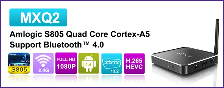 Smart Android TV Box Google Android 4.4 XBMC Streaming Player MXQ2