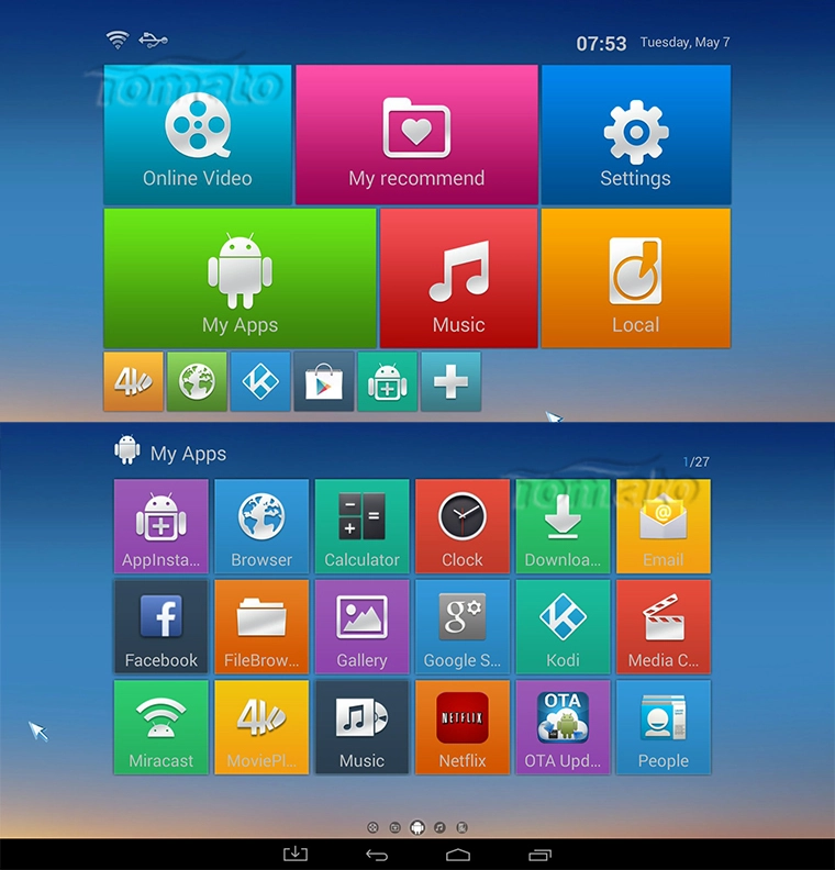 Android TV Quad Core Support Bluetooth 4.0 Android 4.4 KitKat Google Android 4.4 TV Box TM10
