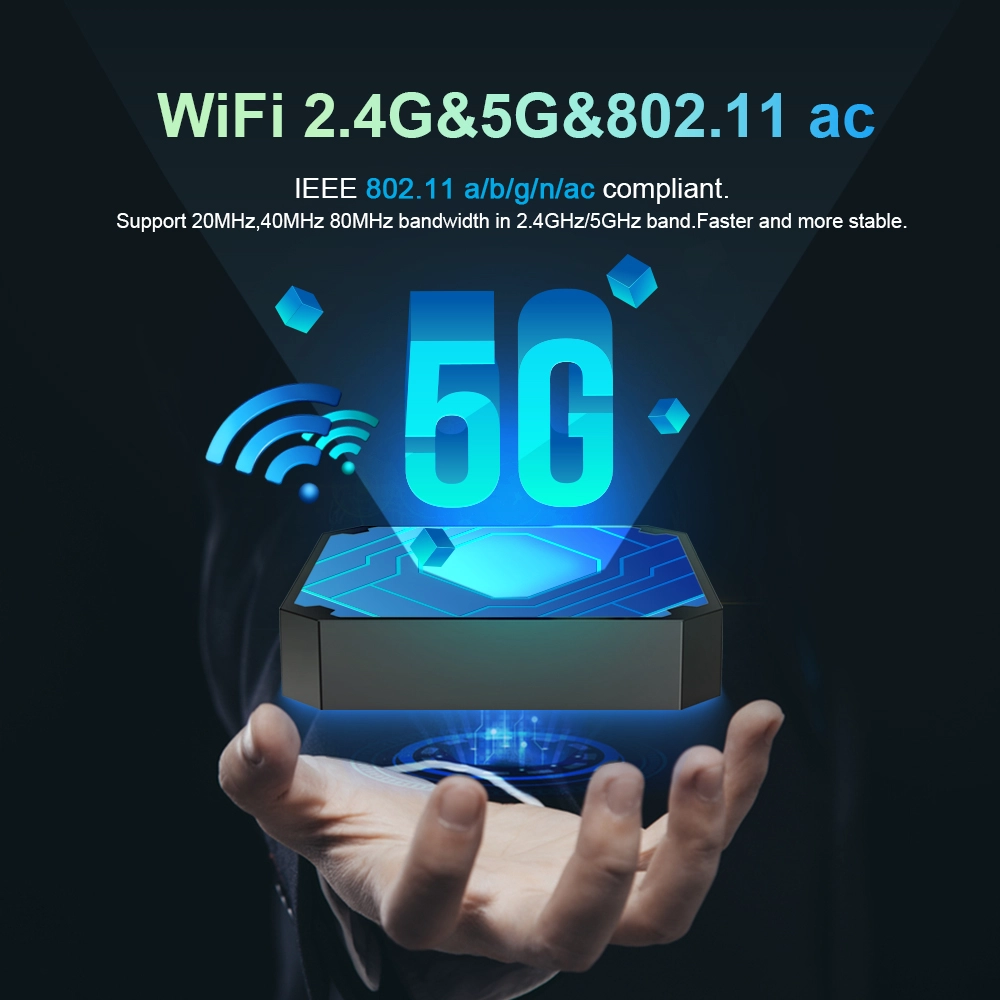 X96Mini 5G The Newest Chip Amlogic S905W4 4K Android 9 TV Box