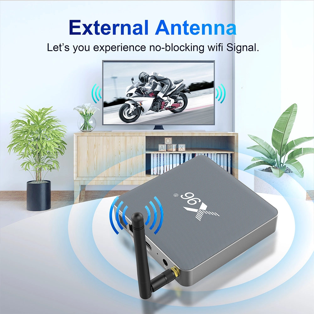 X96 X6 Rockchip RK3566 Quad Core Android 11 8K HDR Dual WiFi 2T2R Set Top Box