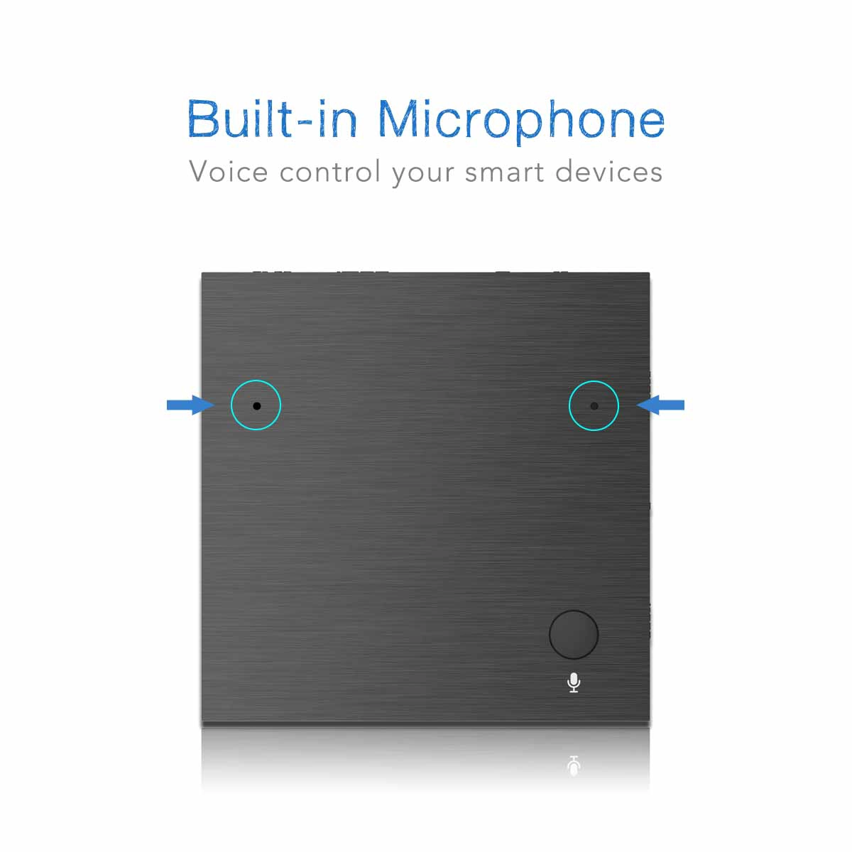 OTT TV Box Amlogic S905W Built-in Speaker And Microphone Powered By AndroidTV
