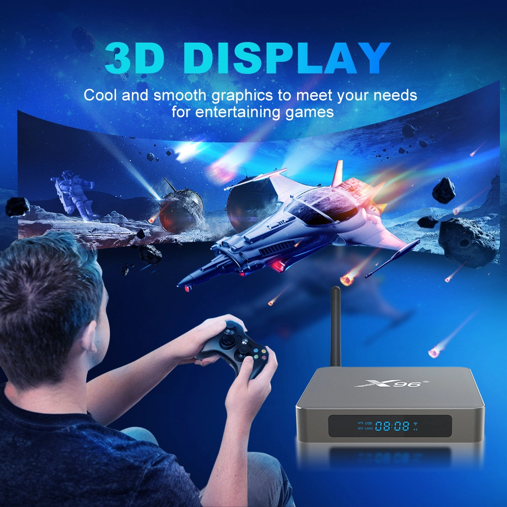 X96 X6 Rockchip RK3566 Quad Core Android 11 8K HDR Dual WiFi 2T2R Set Top Box