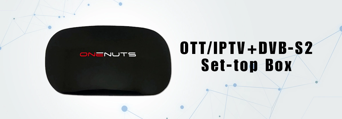 Onenuts Android Quad Core TV Set-Top Box OTT/IPTV DVB-S2