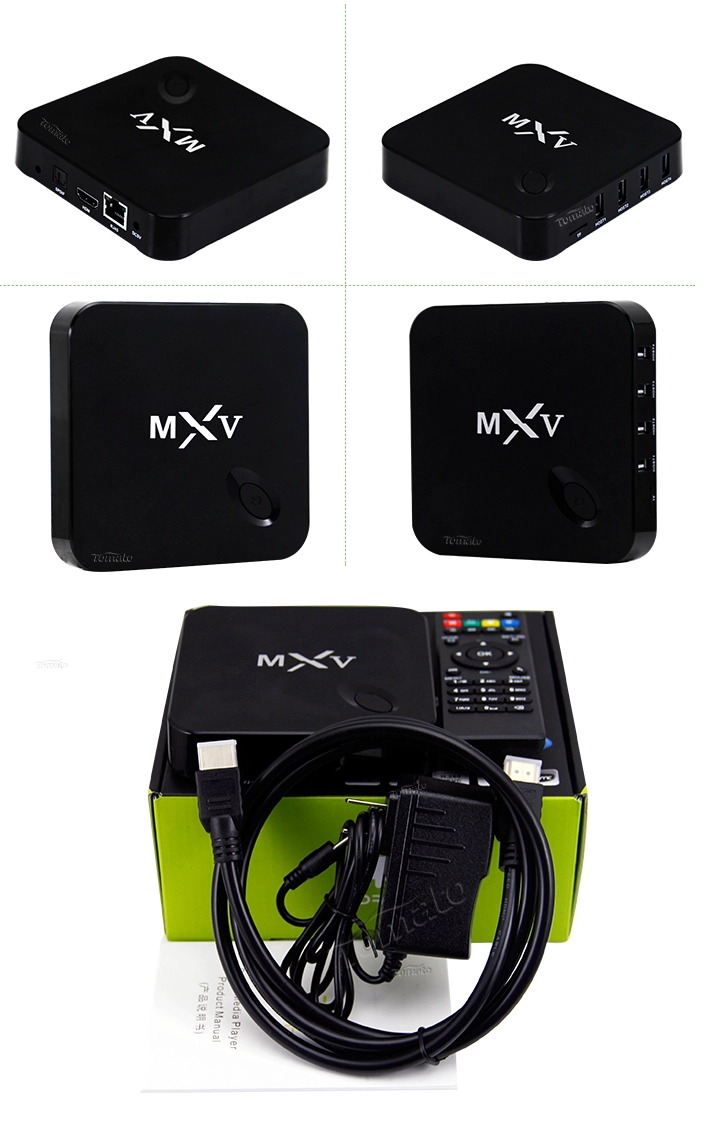 Smart TV Box Android Kodi 15.2 Smart Android TV Box Quad Core Wifi MXV S805 Quad Core OTT TV Box