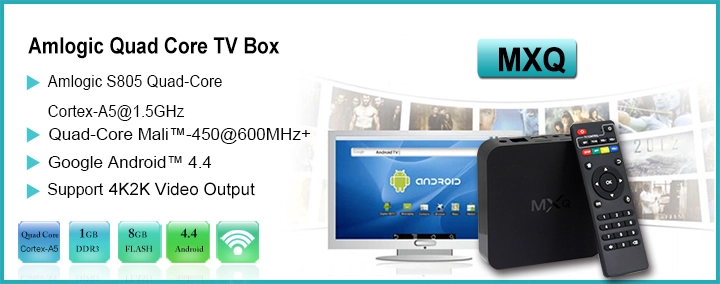 Android TV Box XBMC Ultra HD Streaming Android 4.4 MXQ
