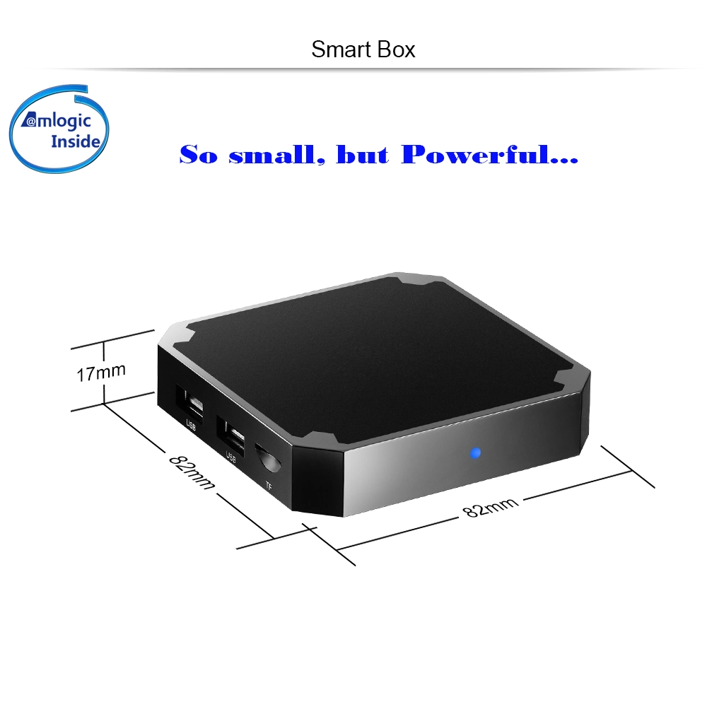 Best Android Box Amlogic S905W Android 7.1.2 Smart TV Box Quad Core Ultra HD Mini Streaming Media Player