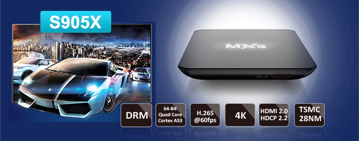 Android 6.0.1 Android Quad Core TV Box OTT Amlogic S905X Smart TV Box G9Cx