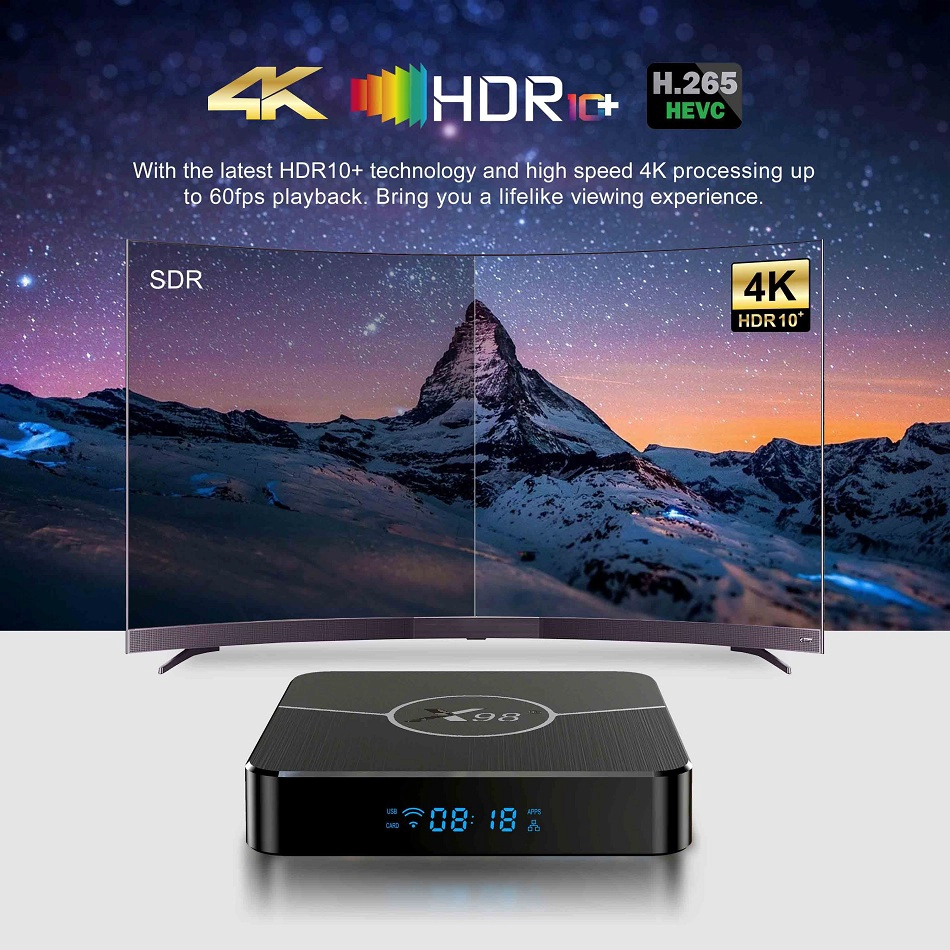 X98 Puls Android TV Box