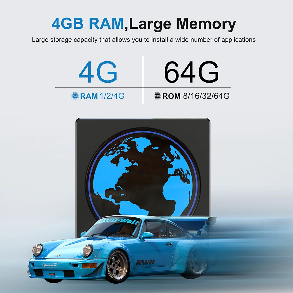 OEM ODM Android 11 Amlogic S905W2 Quad Core 4K2K TV Box